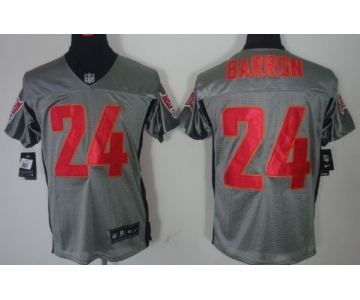 Nike Tampa Bay Buccaneers #24 Mark Barron Gray Shadow Elite Jersey