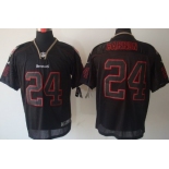 Nike Tampa Bay Buccaneers #24 Mark Barron Lights Out Black Elite Jersey