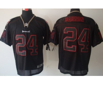 Nike Tampa Bay Buccaneers #24 Mark Barron Lights Out Black Elite Jersey