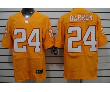 Nike Tampa Bay Buccaneers #24 Mark Barron Orange Elite Jersey