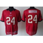 Nike Tampa Bay Buccaneers #24 Mark Barron Red Elite Jersey