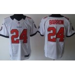 Nike Tampa Bay Buccaneers #24 Mark Barron White Elite Jersey