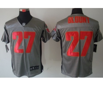 Nike Tampa Bay Buccaneers #27 LeGarrette Blount Gray Shadow Elite Jersey