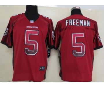 Nike Tampa Bay Buccaneers #5 Josh Freeman Drift Fashion Red Elite Jersey