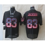 Nike Tampa Bay Buccaneers #83 Vincent Jackson 2014 USA Flag Fashion Black Elite Jersey