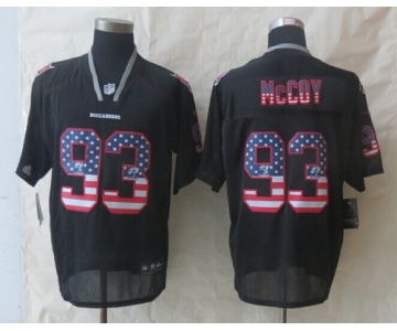 Nike Tampa Bay Buccaneers #93 Gerald McCoy 2014 USA Flag Fashion Black Elite Jersey