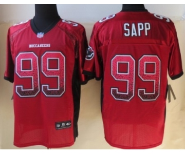 Nike Tampa Bay Buccaneers #99 Warren Sapp Drift Fashion Red Elite Jersey