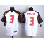 Tampa Bay Buccaneers #3 Jameis Winston 2015 NFL Draft 1st Overall Pick Nike White Elite Jersey