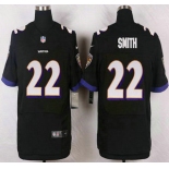 Baltimore Ravens #22 Jimmy Smith Black Alternate NFL Nike Elite Jersey
