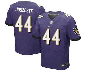 Baltimore Ravens #44 Kyle Juszczyk Purple Team Color NFL Nike Elite Jersey