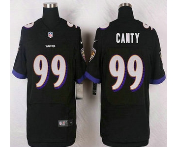 Baltimore Ravens #99 Chris Canty Black Alternate NFL Nike Elite Jersey