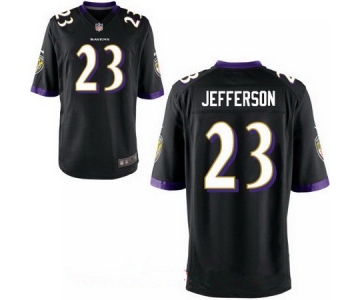 Men's Baltimore Ravens #23 Tony Jefferson Black Alternate Stitched NFL Nike Elite Jersey