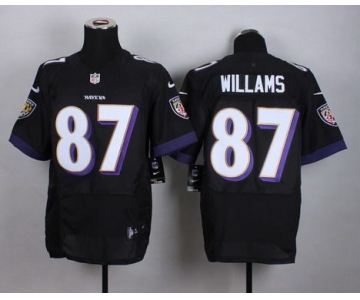 Men's Baltimore Ravens #87 Maxx Williams 2013 Nike Black Elite Jersey