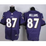 Men's Baltimore Ravens #87 Maxx Williams 2013 Nike Purple Elite Jersey