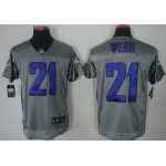 Nike Baltimore Ravens #21 Lardarius Webb Gray Shadow Elite Jersey