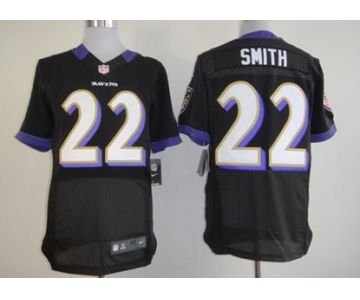 Nike Baltimore Ravens #22 Jimmy Smith Black Elite Jersey
