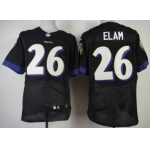 Nike Baltimore Ravens #26 Matt Elam 2013 Black Elite Jersey