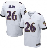 Nike Baltimore Ravens #26 Matt Elam 2013 White Elite Jersey