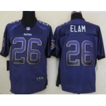 Nike Baltimore Ravens #26 Matt Elam Drift Fashion Purple Elite Jersey