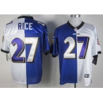 Nike Baltimore Ravens #27 Ray Rice Purple/White Two Tone Elite Jersey