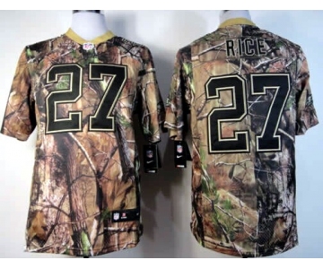 Nike Baltimore Ravens #27 Ray Rice Realtree Camo Elite Jersey