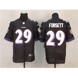 Nike Baltimore Ravens #29 Justin Forsett 2013 Black Elite Jersey