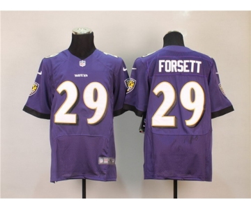 Nike Baltimore Ravens #29 Justin Forsett 2013 Purple Elite Jersey