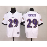 Nike Baltimore Ravens #29 Justin Forsett 2013 White Elite Jersey