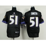 Nike Baltimore Ravens #51 Daryl Smith 2013 Black Elite Jersey