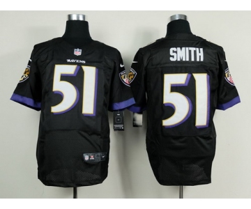 Nike Baltimore Ravens #51 Daryl Smith 2013 Black Elite Jersey