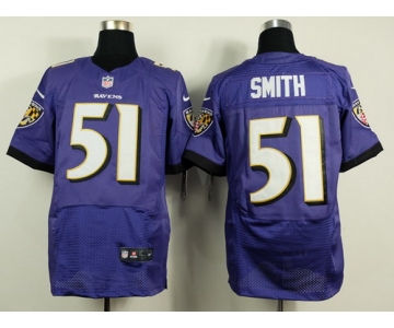 Nike Baltimore Ravens #51 Daryl Smith 2013 Purple Elite Jersey