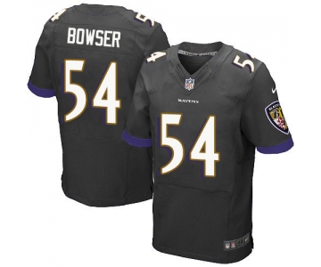 Nike Baltimore Ravens #54 Tyus Bowser Black Alternate Men's Stitched NFL New Elite Jersey