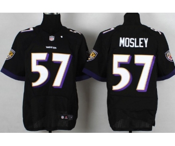 Nike Baltimore Ravens #57 C.J. Mosley 2013 Black Elite Jersey