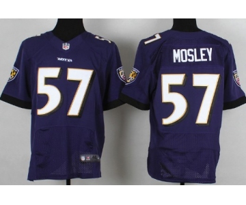 Nike Baltimore Ravens #57 C.J. Mosley 2013 Purple Elite Jersey