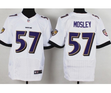 Nike Baltimore Ravens #57 C.J. Mosley 2013 White Elite Jersey