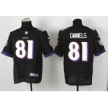 Nike Baltimore Ravens #81 Owen Daniels 2013 Black Elite Jersey