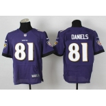 Nike Baltimore Ravens #81 Owen Daniels 2013 Purple Elite Jersey