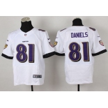 Nike Baltimore Ravens #81 Owen Daniels 2013 White Elite Jersey