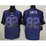 Nike Baltimore Ravens #82 Torrey Smith Drift Fashion Purple Elite Jersey