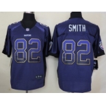 Nike Baltimore Ravens #82 Torrey Smith Drift Fashion Purple Elite Jersey