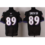 Nike Baltimore Ravens #89 Steve Smith Sr 2013 Black Elite Jersey