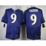 Nike Baltimore Ravens #9 Justin Tucker 2013 Purple Elite Jersey