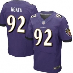 Nike Baltimore Ravens #92 Haloti Ngata 2013 Purple Elite Jersey