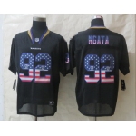 Nike Baltimore Ravens #92 Haloti Ngata 2014 USA Flag Fashion Black Elite Jersey
