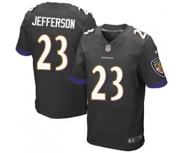 Nike Ravens #23 Tony Jefferson Black Alternate Men's Stitched NFL New Elite Jersey