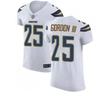 Chargers #25 Melvin Gordon III White Men's Stitched Football Vapor Untouchable Elite Jersey