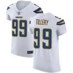 Chargers #99 Jerry Tillery White Men's Stitched Football Vapor Untouchable Elite Jersey