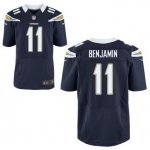 Men's San Diego Chargers #11 Travis Benjamin Navy Blue Team Color NFL Nike Elite Jersey