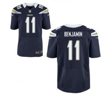 Men's San Diego Chargers #11 Travis Benjamin Navy Blue Team Color NFL Nike Elite Jersey