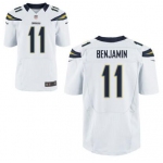 Men's San Diego Chargers #11 Travis Benjamin White Road NFL Nike Elite Jersey